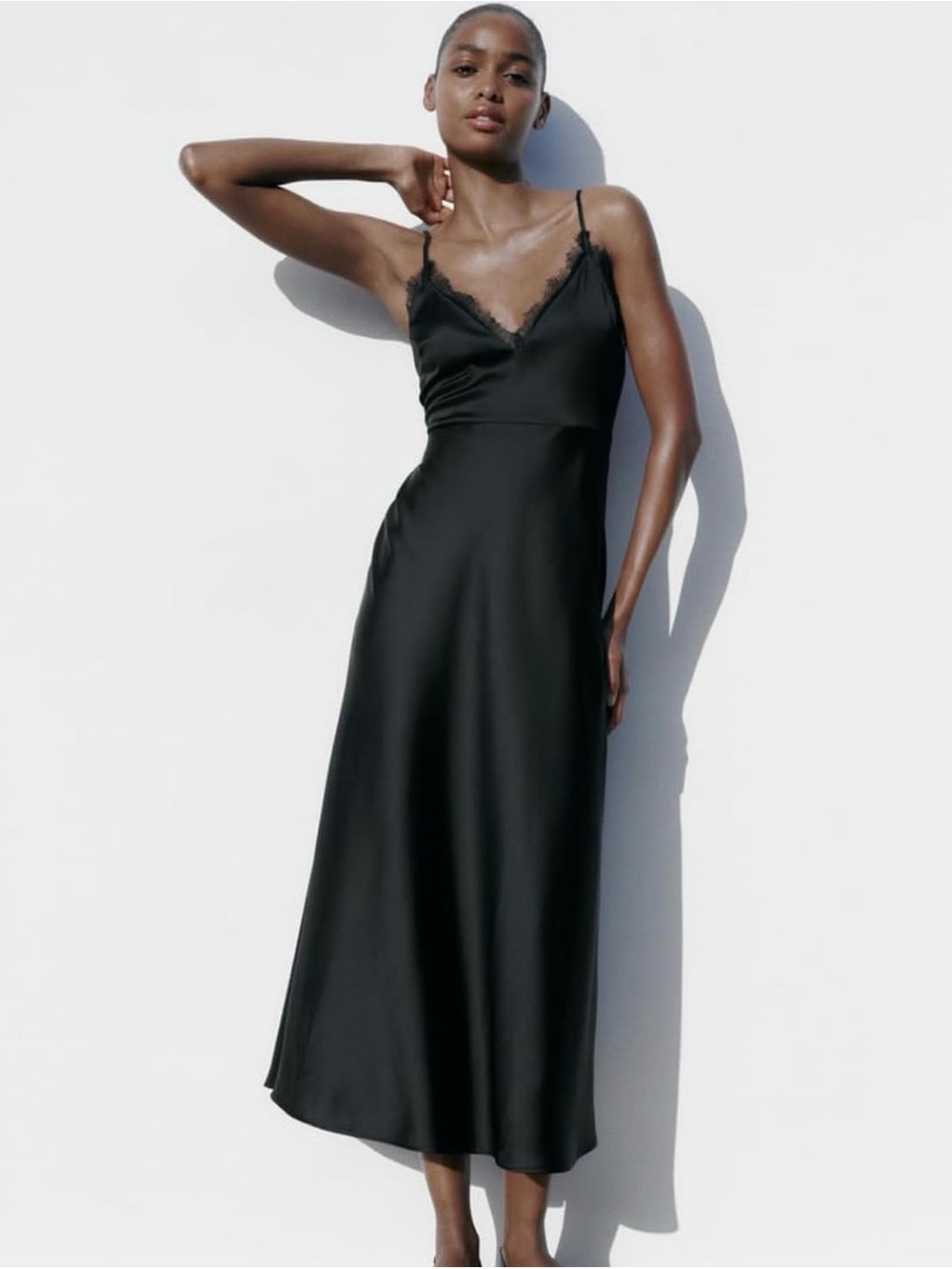 Zara Satin Slip Dress